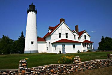 Point Iroquois Light near Sault Ste. Marie.