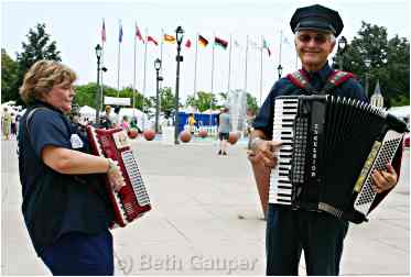 Polka police at Milwaukee's Polish Fest.