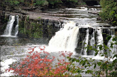 Waterfall in the Porkies.