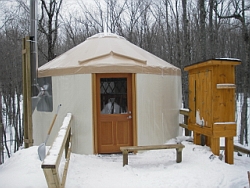 A yurt in the Porcupines.