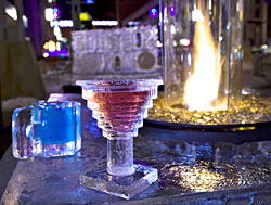 An ice bar.