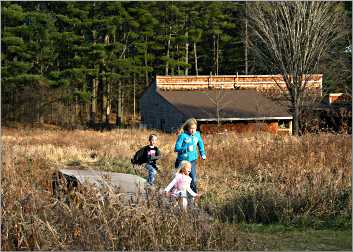 Kids at Quarry Hill in Rochester.