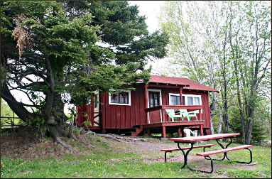 A cabin at Lamb's Resort.