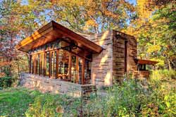 Seth Peterson Cottage in Mirror Lake State Park.