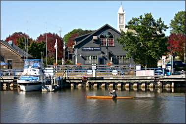 Kayaking on the Sheboygan River.