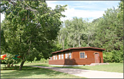 Group camp at Sibley State Park.