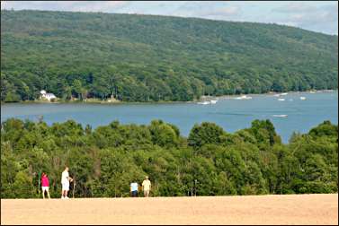 The Dune Climb in Sleeping Bear Dunes.