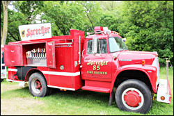 A traveling beer garden.