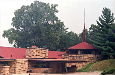 Frank Lloyd Wright Visitor Center in Spring Green.