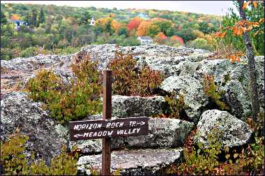 A trail in Wisconsin's Interstate Park.