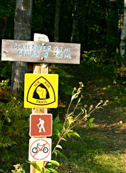 The Ice Age Trail near St. Croix Falls.