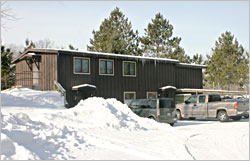 A guesthouse at St. Croix State Park.