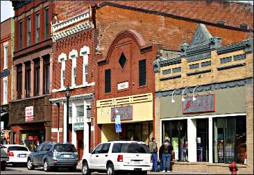 Buildings on Stillwater's Main Street.