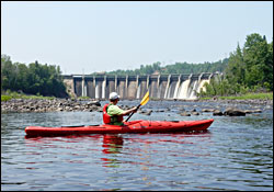 Fond du Lac dam on the St. Louis River.