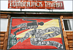 Lumberjack Tavern in Big Bay.
