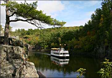 A paddlewheeler on the St. Croix.