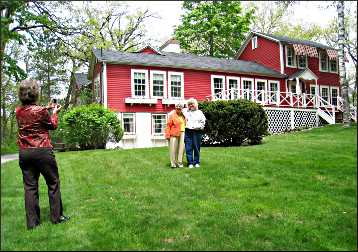 The cottage at Ten Chimneys.