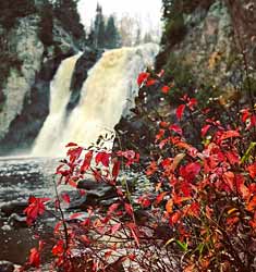 High Falls in Tettegouche State Park.