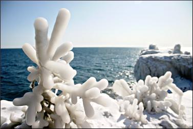 Ice at Tettegouche.