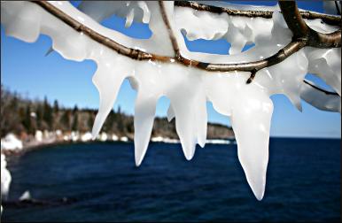 Ice at Tettegouche.