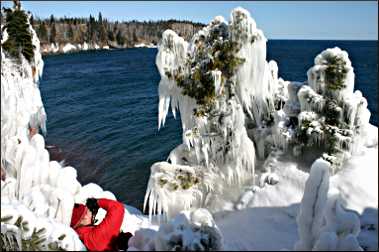 Ice at Tettegouche.