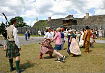 Engages dance at Fort William.