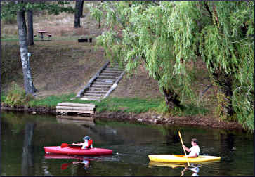 Kayakers on the Namekagon.