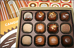 Candinas chocolates in Madison.