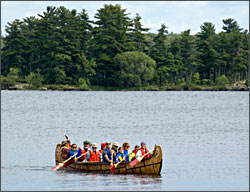 Canoeing in Voyageurs.