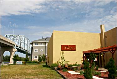 Downtown Wabasha and bridge.