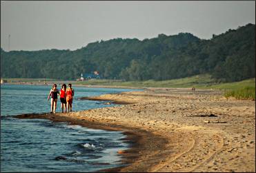 Warren Dunes at dusk.