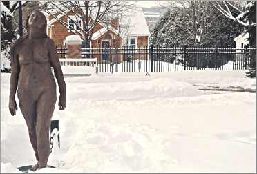 The sculptures of Leigh Yawkey Woodson art museum in Wausau