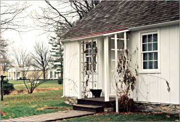 Herbert Hoover's birthplace in West Branch.