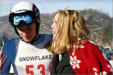 A Westby princess and a ski jumper.