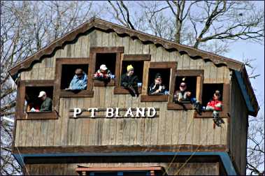 The judging chalet in Westby.