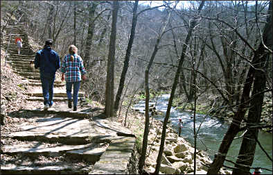 Spring in Whitewater State Park.