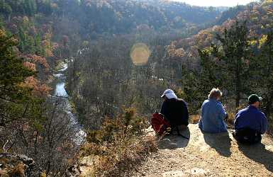 A view in Whitewater State Park.