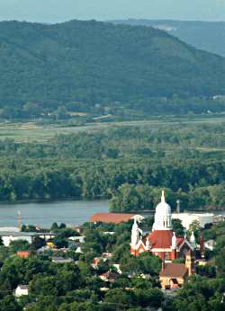 The view from Garvin Heights in Winona.