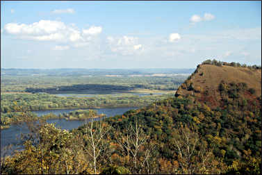 View in Great Bluffs State Park.